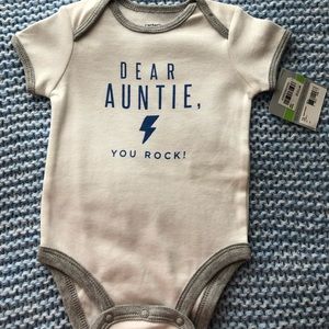 Carter’s brand new onesie size 3 months